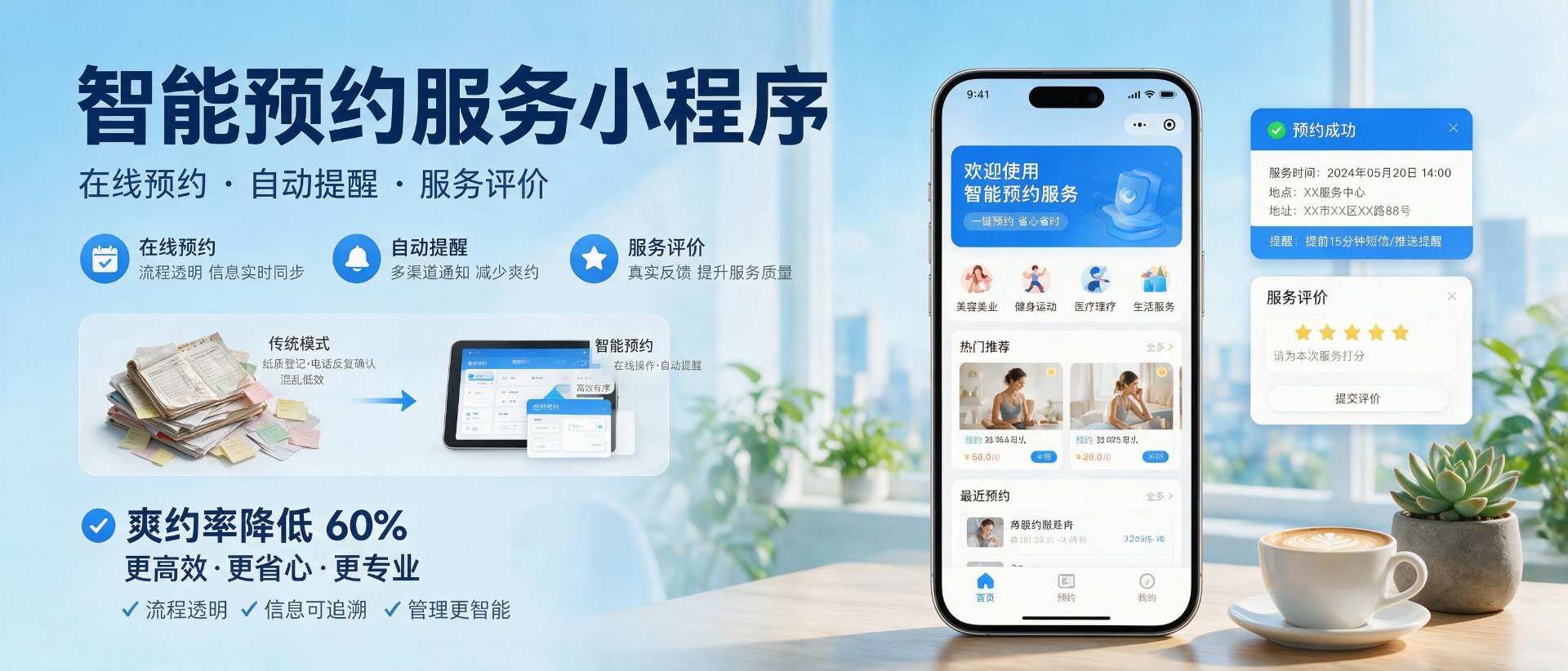 智能预约服务小程序